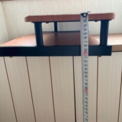 棚・テレビやパソコンラック スライド式のキーボード棚付きの画像