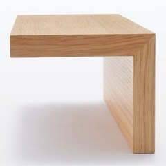 無印良品　壁に付けられる家具棚の画像