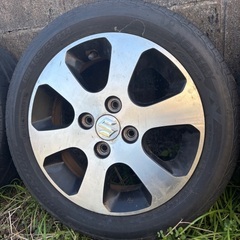 165/55/R14　スズキ純正ホイール　タイヤ付きの画像