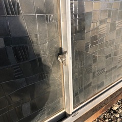 アルミサッシ 窓 窓枠 引き戸 DIY 物置　の画像