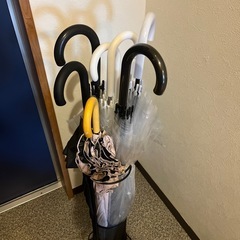 傘立て　+ 傘の画像