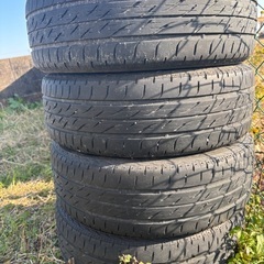 165/55/R14　スズキ純正ホイール　タイヤ付きの画像