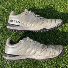 フットサルシューズ　アスレタ　オーレイ　25.0cm ホワイトの画像