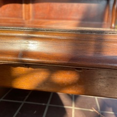 木製ローテーブルの画像