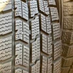 【引渡確定】スタッドレスタイヤ＆アルミ145/80R13（155/65R14の互換で使用できます）の画像