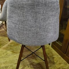 【ジャングル和泉大型良品館】　①ダイニングチェア　食卓　キッチン　リビング　グレー【R385】の画像