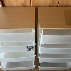 プラスチック ボックス４段の画像