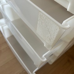 プラスチック ボックス４段の画像