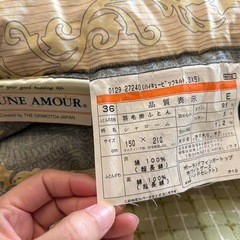 羽毛布団 ポーランドフィンガートップ ホワイトグースの画像