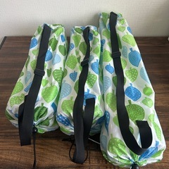 IKEA アウトドアチェア・テーブル3点セットの画像