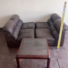 応接セット　ソファー1人用4台　テーブルの画像