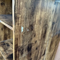 造作テーブル　ニトリカラーボックスの画像