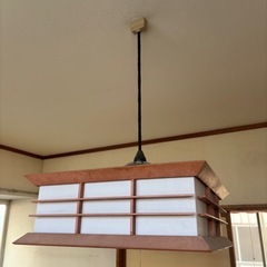 レトロ　懐かしい　和風シーリングライト 白木目調　天井照明　純日本風の画像