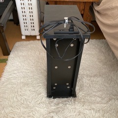 ベッドサイドテーブル　黒の画像