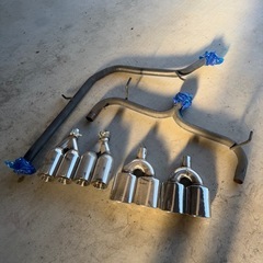 50プリウスリアストレートマフラーの画像