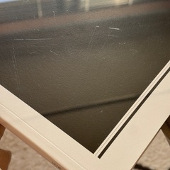 【韓国インテリア】ガラスのローテーブルの画像