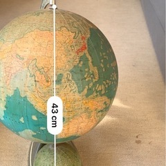 約50年前購入の地球儀と月儀の画像