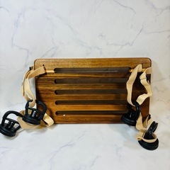 Your Spa バスタブ フットレスト リラクゼーショングッズ　木製　入浴の画像