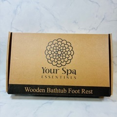 Your Spa バスタブ フットレスト リラクゼーショングッズ　木製　入浴の画像