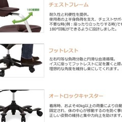 ウリドゥルチェア 姿勢矯正　iPole7の画像