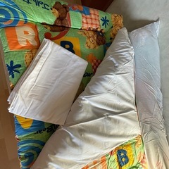 ベビー掛け・敷き布団4点セット・未使用の画像