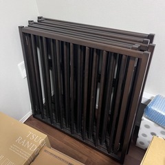 日本製　サワベビー　ウッドサークル　150×140cmの画像