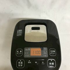 【北見市発】アイリスオーヤマ IRISOHYAMA 米屋がこだわった五･五合IHジャー炊飯器 IH絶品ごはん JRC-IB50-BK 2017年製 5.5合 ブラック (E3809wYM)の画像
