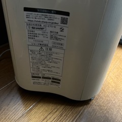 シャーププラズマクラスター加湿空気清浄機の画像