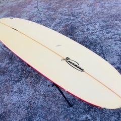 ファンボード　新品フィン付き　サーフボード の画像