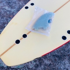 ファンボード　新品フィン付き　サーフボード の画像