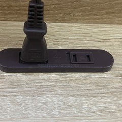 【リサイクルサービス八光】幅98.5cm　ナチュラルウッド　2口コンセント付きシングルベッドの画像