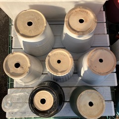 陶器　　植木鉢（２個）の画像