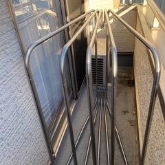 布団干しの画像