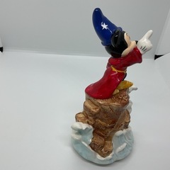 ディズニー ミッキー ファンタジア オルゴール 置物 箱付きの画像