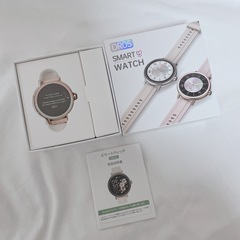 スマートウォッチ レディース 小さめ iPhone対応&アンドロイド対応 Smart Watch Bluetooth生活防水 の画像