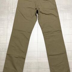 未使用　ユニクロ　ウォッシュノータック　カーキ　W76 × L85　ウォッシュ加工の画像