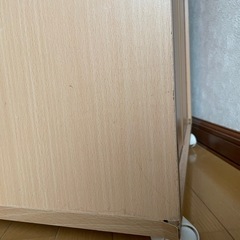 収納付きハンガーラックの画像