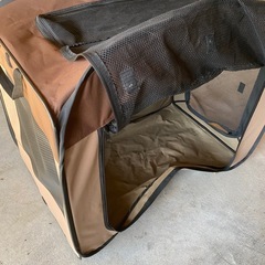 犬　猫　布　ペット　折りたたみゲージ　の画像