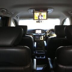 エルグランド　ハイウェイスター　車検8年8月　乗って帰れます　両側パワスラ　ナビ　テレビ　Bluetooth　ETC　フリップダウンモニターの画像