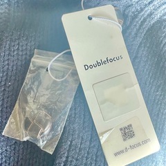 Doublefocus ネイビー ケーブル編み カーディガンの画像