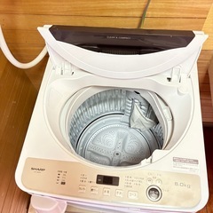 SHARP洗濯機　６キロSHARP 2023年製造の画像