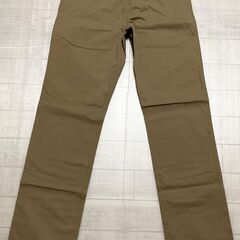 未使用　ユニクロ　ウォッシュノータック　ブラウン　W76 × L85　ウォッシュ加工の画像