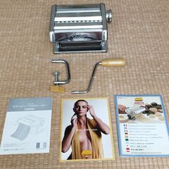 【中古】【美品】MARCATO Ampia150 パスタマシン イタリア製 うどん作成可能　箱・付属品付きの画像