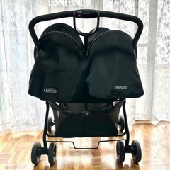 二人乗り　ベビーカーの画像
