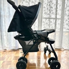 二人乗り　ベビーカーの画像