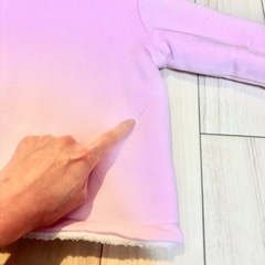 メゾピアノ ボアパーカー ジャンパー リバーシブル　ピンク 100cmの画像