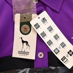 紫のポロシャツ 48 (L)の画像