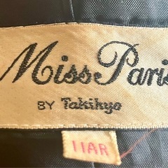 Miss Paris テーラードジャケット ★ブラック★11AR 大きめサイズの画像