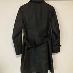 トレンチコート　黒 M 中古
美品の画像