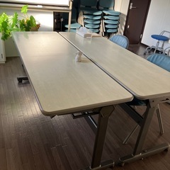 教室、会議、折り畳み机11個まとめての画像